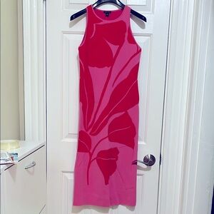 Knitted column midi dress